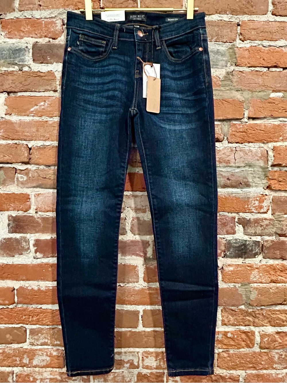 Judy Blue Skinny Fit Dark Wash Jeans Size 7/28 NWT